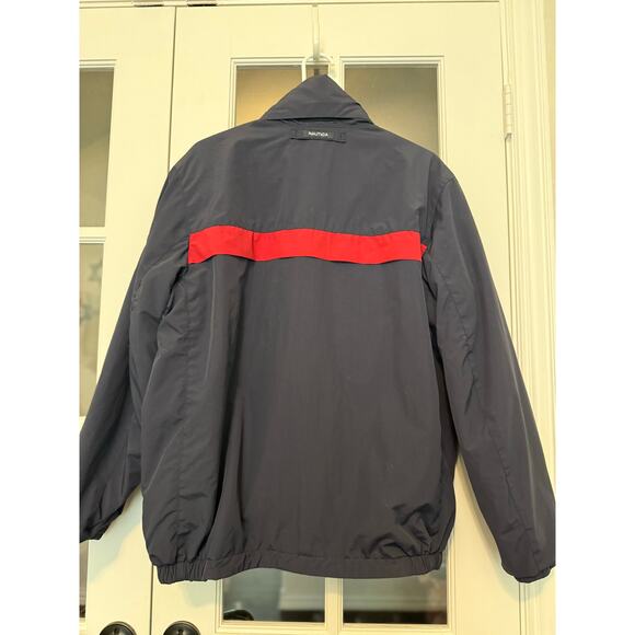 Men’s Vintage Reversible Nautica Coat Navy & red size Medium - Picture 5 of 13